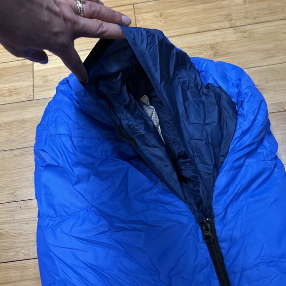 Marmot Down Sleeping Bag 2lbs 6oz Compression Sack Lightweight Double Zipper USA - Picture 4 of 10